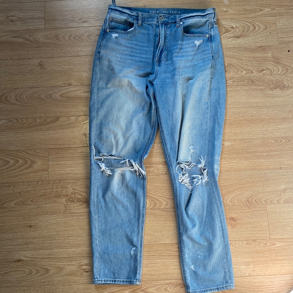 Ripped Blue Jeans
